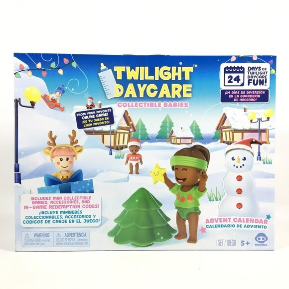 Twilight Daycare Advent Calendar With Mini Dolls And DLC Codes 24 Pieces Roblox - Picture 3 of 11